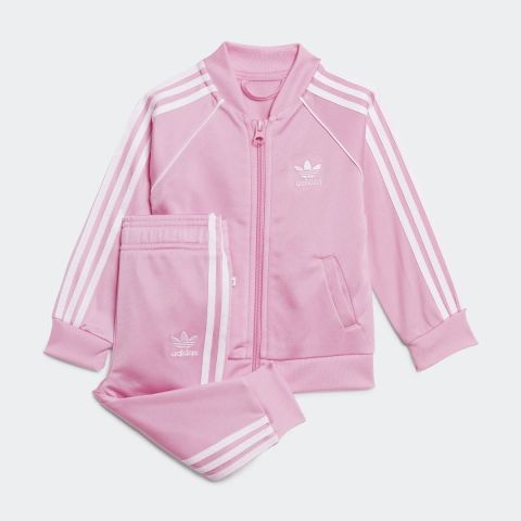 adidas Adicolor SST Tracksuit - True Pink / White | HE4742 | FOOTY.COM