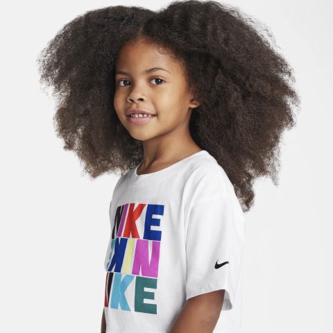 Nike Snack Pack Boxy Tee Younger Kids' T-Shirt - White | FJ5908-100 ...