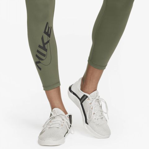 Nike Pro Women's Mid-Rise 7/8 Graphic Leggings - Green | FB5488-325 ...