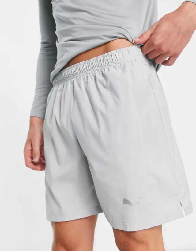 Puma Running Favourite Woven 7 Inch Shorts In Grey | 520216_19 | FOOTY.COM