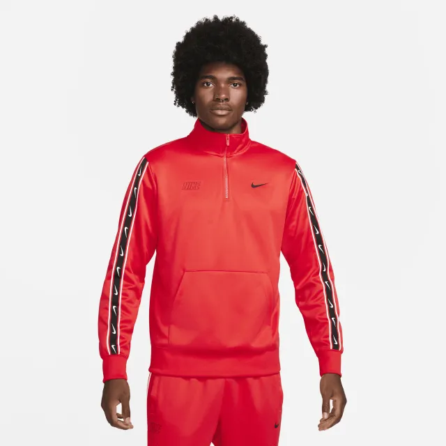Nike Sportswear Repeat Men's 1/2-Zip - Red | DX2026-696 | FOOTY.COM