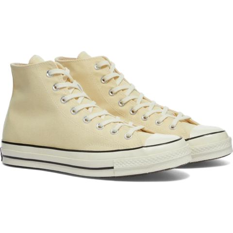 Converse All Star Hi 70s Trainers Lemon Drop Egret Black Mixed  Material,Black,Cream,Black and White,White / Red,Yellow,Natural,Beige,Blue ,Red,Red/Blue/Orange,Light Blue,White,Khaki,Multi,Grey,Brown,Green |  A00458C 