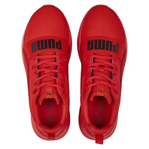 Puma Wired Run Pure Trainers - Red | 389275_06 | FOOTY.COM